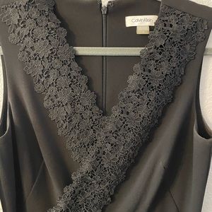 Calvin Klein Black Jumpsuit Sleeveless Casual